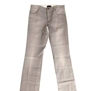 John Richmond Gray Denim Jeans w/ Snakeskin Pocket Detail Sz 28 NWOT